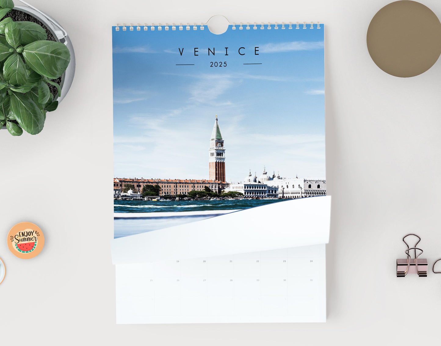 Venice 2025 Wall Calendar - A3 or A4 Wall Calendar - Venice - Venezia - Italy - Gift - New Year - Calendar - Photography Calendar - Fine Art