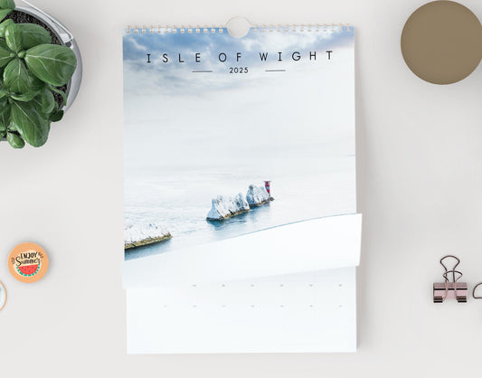 Isle of Wight 2025 Calendar - A3 or A4 Wall Calendar - 2025 Calendar - Gift - New Year - Isle of Wight Calendar - Planner