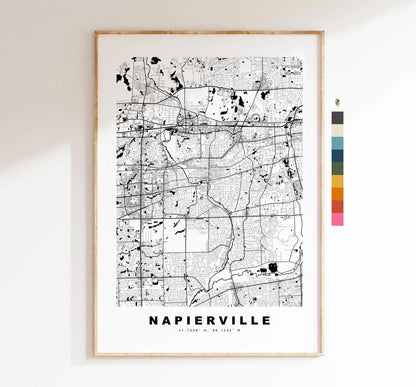 Springfield Map Print (Illinois) - City Map Poster - Map Art - USA City Maps - Springfield Print - Poster - Minimalist City Map - Illinois