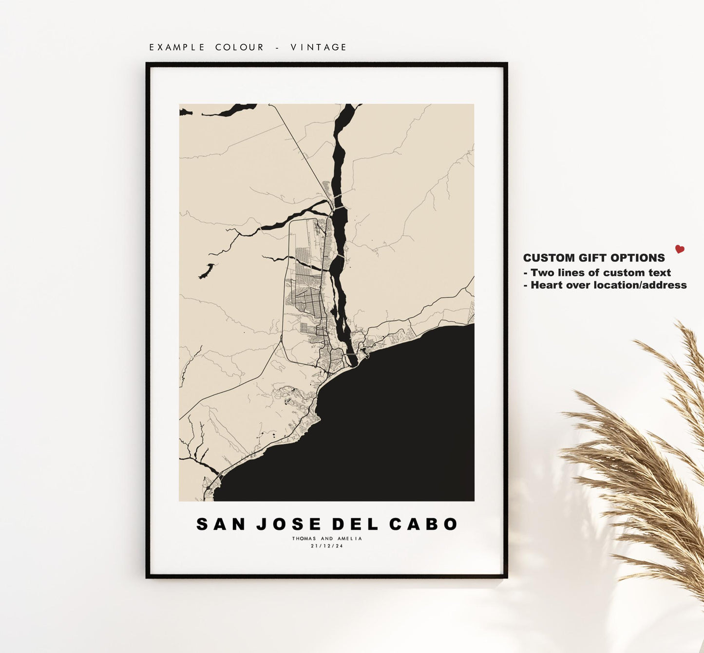 San Jose del Cabo Map Print - City Map Poster - Map - Map Wall Art - Mexico City Maps - San Jose del Cabo Print - Minimalist City Map